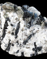 Black Tourmaline crystals massed with amazing Lepidolite sandwiches and Muscovite clusters in Feldspar matrix 800g - Rocks and Things Store