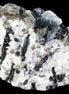 Black Tourmaline crystals massed with amazing Lepidolite sandwiches and Muscovite clusters in Feldspar matrix 800g - Rocks and Things Store