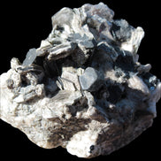 Black Tourmaline crystals massed with amazing Lepidolite sandwiches and Muscovite clusters in Feldspar matrix 800g - Rocks and Things Store