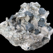 Black Tourmaline crystals massed with amazing Lepidolite sandwiches and Muscovite clusters in Feldspar matrix 800g - Rocks and Things Store