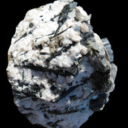 Black Tourmaline crystals massed with amazing Lepidolite sandwiches and Muscovite clusters in Feldspar matrix 800g in sunlight - Rocks and Things Store