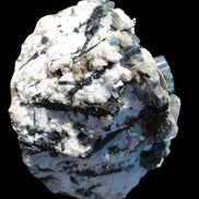 Black Tourmaline crystals massed with amazing Lepidolite sandwiches and Muscovite clusters in Feldspar matrix 800g in sunlight - Rocks and Things Store