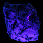 Black Tourmaline crystals massed with amazing Lepidolite sandwiches and Muscovite clusters in Feldspar matrix 800g in UV light - Rocks and Things Store