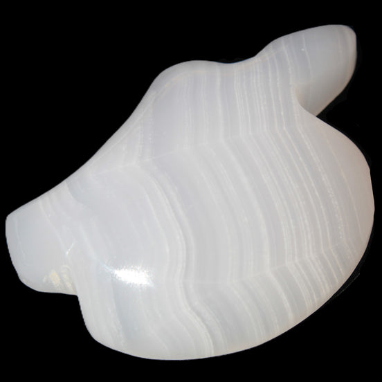 Mangano Calcite hand-carved bitten apple 80g - Rocks and Things Store