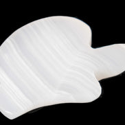 Mangano Calcite hand-carved bitten apple 80g Rocks and Things