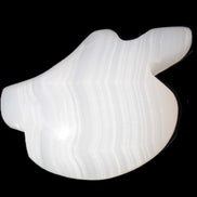 Mangano Calcite hand-carved bitten apple 80g Rocks and Things