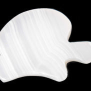 Mangano Calcite hand-carved bitten apple 80g Rocks and Things