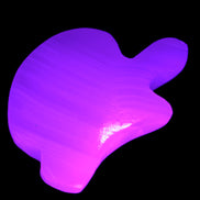 Mangano Calcite hand-carved bitten apple 80g Rocks and Things