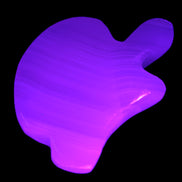 Mangano Calcite hand-carved bitten apple 80g Rocks and Things