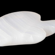 Mangano Calcite hand-carved bitten apple 80g Rocks and Things