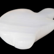 Mangano Calcite hand-carved bitten apple 80g Rocks and Things