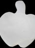Mangano Calcite hand-carved apple 62-68g Rocks and Things