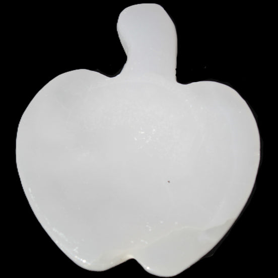 Mangano Calcite hand-carved apple 62-68g - Rocks and Things Store