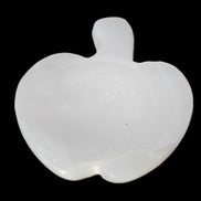 Mangano Calcite hand-carved apple 62-68g Rocks and Things