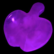 Mangano Calcite hand-carved apple 62-68g Rocks and Things