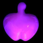 Mangano Calcite hand-carved apple 62-68g Rocks and Things