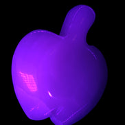 Mangano Calcite hand-carved apple 62-68g Rocks and Things