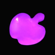 Mangano Calcite hand-carved apple 62-68g Rocks and Things