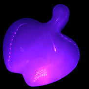 Mangano Calcite hand-carved apple 62-68g Rocks and Things