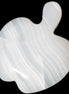 Mangano Calcite hand-carved apple 50-59g in sunlight - Rocks and Things Store