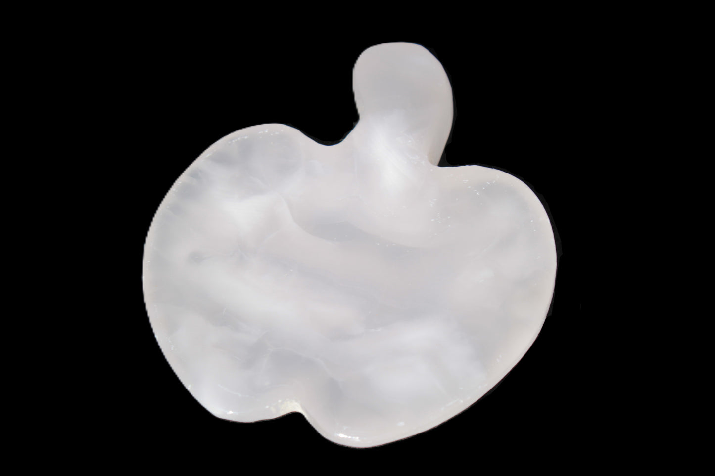 Mangano Calcite hand-carved apple 50-59g Rocks and Things