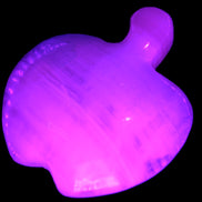 Mangano Calcite hand-carved apple 50-59g Rocks and Things