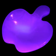 Mangano Calcite hand-carved apple 50-59g Rocks and Things