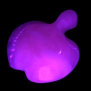 Mangano Calcite hand-carved apple 50-59g Rocks and Things