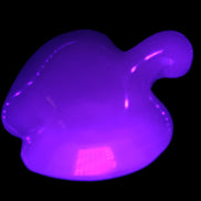 Mangano Calcite hand-carved apple 50-59g Rocks and Things