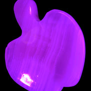 Mangano Calcite hand-carved apple 50-59g Rocks and Things