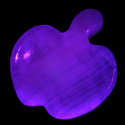 Mangano Calcite hand-carved apple 50-59g Rocks and Things