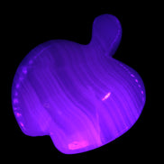 Mangano Calcite hand-carved apple 50-59g Rocks and Things