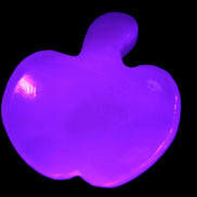 Mangano Calcite hand-carved apple 50-59g Rocks and Things