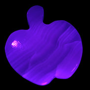 Mangano Calcite hand-carved apple 50-59g Rocks and Things