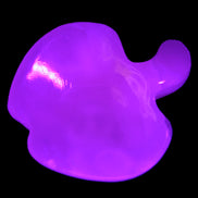 Mangano Calcite hand-carved apple 50-59g Rocks and Things