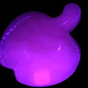 Mangano Calcite hand-carved apple 50-59g Rocks and Things