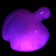 Mangano Calcite hand-carved apple 50-59g Rocks and Things