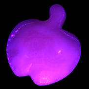 Mangano Calcite hand-carved apple 50-59g Rocks and Things