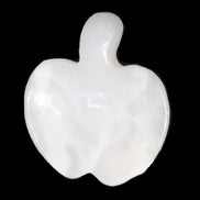 Mangano Calcite hand-carved apple 41-49g in sunlight - Rocks and Things Store