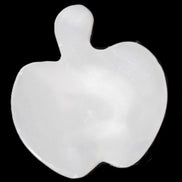 Mangano Calcite hand-carved apple 41-49g in sunlight - Rocks and Things Store