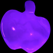 Mangano Calcite hand-carved apple 41-49g Rocks and Things