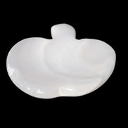 Mangano Calcite hand-carved apple 41-49g Rocks and Things