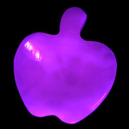 Mangano Calcite hand-carved apple 41-49g Rocks and Things