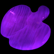 Mangano Calcite hand-carved apple 41-49g Rocks and Things