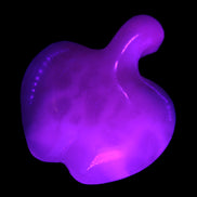 Mangano Calcite hand-carved apple 41-49g Rocks and Things