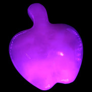 Mangano Calcite hand-carved apple 41-49g Rocks and Things