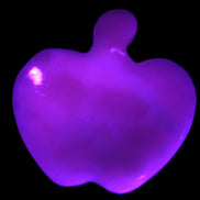 Mangano Calcite hand-carved apple 41-49g Rocks and Things