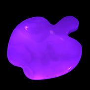 Mangano Calcite hand-carved apple 41-49g Rocks and Things