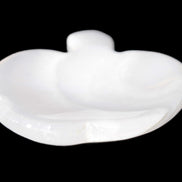 Mangano Calcite hand-carved apple 41-49g Rocks and Things