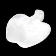 Mangano Calcite hand-carved apple 41-49g Rocks and Things